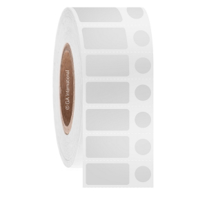 LabTAG CIJ-183C2-2WH Cryo-JetTAG - Cryogenic Labels for Inkjet Printers 1" x 0.5" + 0.375", White, 2" Core