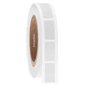 LabTAG CIJ-277NPC3-1WH Cryo-JetTAG - Cryogenic Labels for Inkjet Printers 0.625" x 1.2" / 15.9mm x 30.5mm, White, 3" Core