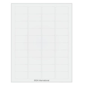 LabTAG CIJS-79WH Cryo-JetTAG - Cryogenic Labels for Inkjet Printers 1.75" x 1" / 44.5mm x 25.4mm, White