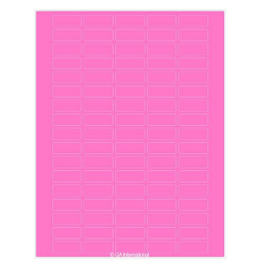 LabTAG CL-114T1-PI Permanent Cryo-LazrTAG - Cryogenic Labels for Laser Printers (US Letter Size) 1.28" x 0.5", Pink