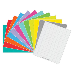 LabTAG CL-12T1-A1 Permanent Cryo-LazrTAG - Cryogenic Labels for Laser Printers (US Letter Size) PATENTED 0.94" x 0.5", 12 Assorted Colors