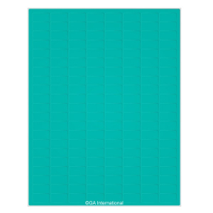 LabTAG CL-12T1-GS Permanent Cryo-LazrTAG - Cryogenic Labels for Laser Printers (US Letter Size) PATENTED 0.94" x 0.5", Green Seafoam