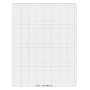LabTAG CL-12T1-WH Permanent Cryo-LazrTAG - Cryogenic Labels for Laser Printers (US Letter Size) 0.94" x 0.5", White