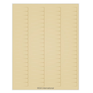 LabTAG CL-13T1-BE Permanent Cryo-LazrTAG - Cryogenic Labels for Laser Printers (US Letter Size) 1.75" x 0.5", Beige