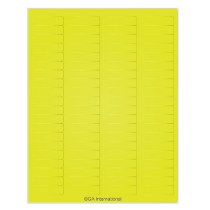 LabTAG CL-13T1-LE Permanent Cryo-LazrTAG - Cryogenic Labels for Laser Printers (US Letter Size) 1.75" x 0.5", Lemon