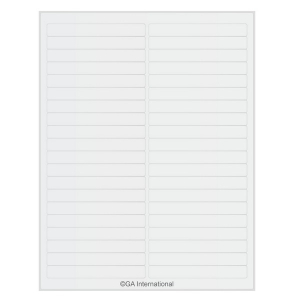 LabTAG CL-14T1-WH Permanent Cryo-LazrTAG - Cryogenic Labels for Laser Printers (US Letter Size) 3.875" x 0.5", White