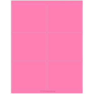 LabTAG CL-15T1-PI Permanent Cryo-LazrTAG - Cryogenic Labels for Laser Printers (US Letter Size) PATENTED 4" x 3.33" / 102mm x 84.7mm, Pink