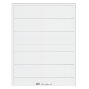 LabTAG CL-21T1-WH Permanent Cryo-LazrTAG - Cryogenic Labels for Laser Printers (US Letter Size) 8" x 0.87", White