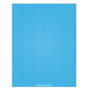 LabTAG CL-23T1-BL Permanent Cryo-LazrTAG - Cryogenic Labels for Laser Printers (US Letter Size) 1.28" x 0.5", Blue