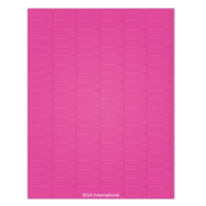 LabTAG CL-23T1-PI Permanent Cryo-LazrTAG - Cryogenic Labels for Laser Printers (US Letter Size) 1.28" x 0.5", Pink