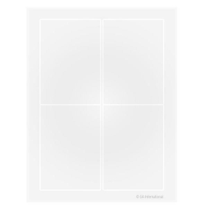 LabTAG CL-26T1-WH Permanent Cryo-LazrTAG - Cryogenic Labels for Laser Printers (US Letter Size) PATENTED 3.5" x 5" / 88.9 mm x 127 mm, White