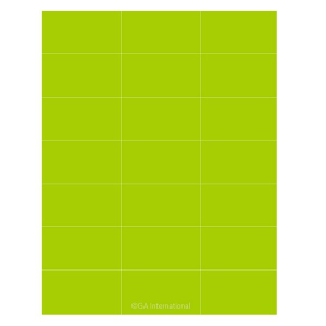 LabTAG CL-29T1-GA Permanent Cryo-LazrTAG - Cryogenic Labels for Laser Printers (US Letter Size) 2.83" x 1.57", Green Apple