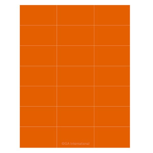 LabTAG CL-29T1-OR Permanent Cryo-LazrTAG - Cryogenic Labels for Laser Printers (US Letter Size) 2.83" x 1.57", Orange