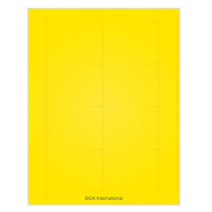 LabTAG CL-30T1-YE Permanent Cryo-LazrTAG - Cryogenic Labels for Laser Printers (US Letter Size) 3" x 2.375", Yellow