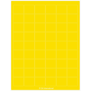 LabTAG CL-37T1-YE Permanent Cryo-LazrTAG - Cryogenic Labels for Laser Printers (US Letter Size) 1.26" x 1.1", Yellow