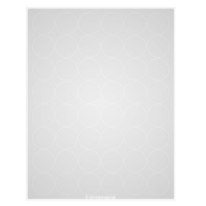 LabTAG CL-46T1-WH Permanent Cryo-LazrTAG - Cryogenic Labels for Laser Printers (US Letter Size) PATENTED 1.25" / 32mm (circle), White