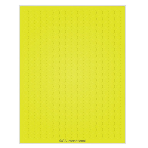 LabTAG CL-48T1-LE Permanent Cryo-LazrTAG - Cryogenic Labels for Laser Printers (US Letter Size) PATENTED 0.43" / 11mm (circle), Lemon