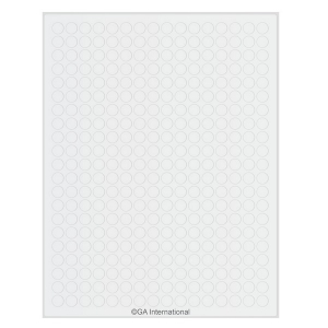 LabTAG CL-48T1-WH Permanent Cryo-LazrTAG - Cryogenic Labels for Laser Printers (US Letter Size) PATENTED 0.43" / 11mm (circle), White