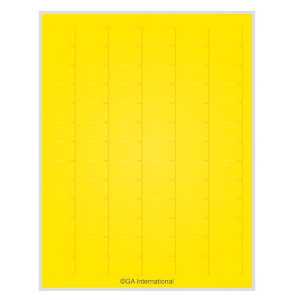 LabTAG CL-4T1-YE Permanent Cryo-LazrTAG - Cryogenic Labels for Laser Printers (US Letter Size) 0.94" x 0.77", Yellow
