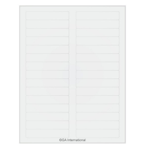 LabTAG CL-55T1-WH Permanent Cryo-LazrTAG - Cryogenic Labels for Laser Printers (US Letter Size) 3.44" x 0.67", White