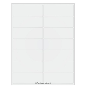 LabTAG CL-56T1-WH Permanent Cryo-LazrTAG - Cryogenic Labels for Laser Printers (US Letter Size) PATENTED 4" x 1.5" / 102mm x 38.1mm, White