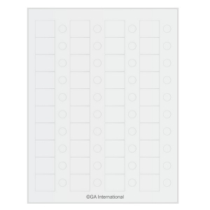 LabTAG CL-60T1-WH Permanent Cryo-LazrTAG - Cryogenic Labels for Laser Printers (US Letter Size) PATENTED 1.122" x 0.96" + 0.438", White