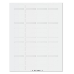 LabTAG CL-87T1-WH Permanent Cryo-LazrTAG - Cryogenic Labels for Laser Printers (US Letter Size) 1.63" x 0.61", White