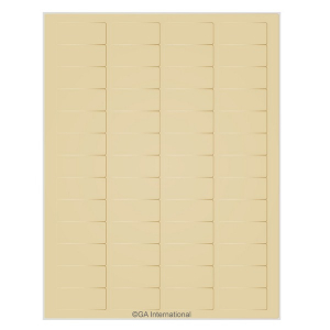 LabTAG CL-8T1-BE Permanent Cryo-LazrTAG - Cryogenic Labels for Laser Printers (US Letter Size) PATENTED 1.77" x 0.79" / 45mm x 20mm, Beige