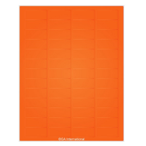 LabTAG CL-8T1-OR Permanent Cryo-LazrTAG - Cryogenic Labels for Laser Printers (US Letter Size) PATENTED 1.77" x 0.79" / 45mm x 20mm, Orange