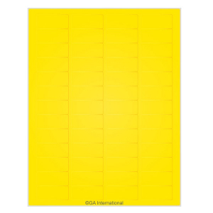 LabTAG CL-8T1-YE Permanent Cryo-LazrTAG - Cryogenic Labels for Laser Printers (US Letter Size) PATENTED 1.77" x 0.79" / 45mm x 20mm, Yellow