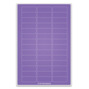 LabTAG CLH-1LA Hagaki Size Permanent Cryo-LazrTAG - Cryogenic Labels for Laser Printers PATENTED 1.02" x 0.4"/ 26mm x 10mm, Lavender
