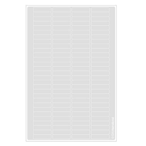 LabTAG CLH-2WH Hagaki Size Permanent Cryo-LazrTAG - Cryogenic Labels for Laser Printers PATENTED 1.02" x 0.4"/ 26mm x 10mm, White