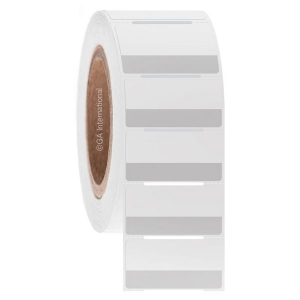 LabTAG CST-28NOT0.5C3-1WH Cryo-StrawTAG - Cryogenic Labels for the Identification of IVF Straws 2" x 1", White + Transparent, 3" Core