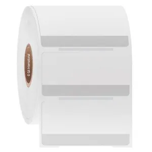 LabTAG CST-28NPNOT0.25C1-1WH Cryo-StrawTAG - Cryogenic Labels for the Identification of IVF Straws 2" x 1", White + Transparent 1 Inch Core