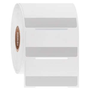 LabTAG CST-28NPNOT0.5C1-1WH Cryo-StrawTAG - Cryogenic Labels for the Identification of IVF Straws 2" x 1", White + Transparent, 1" Core