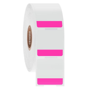 LabTAG CST-29NPNOT0.25C1-1PI Cryo-StrawTAG - Cryogenic Labels for the Identification of IVF Straws 1" x 1", Pink + Transparent, 1" Core