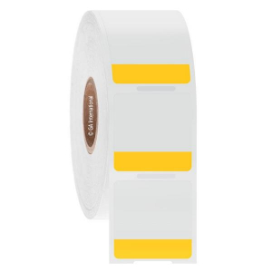 LabTAG CST-29NPNOT0.25C1-1YE Cryo-StrawTAG - Cryogenic Labels for the Identification of IVF Straws 1" x 1", Yellow + Transparent 1 Inch Core