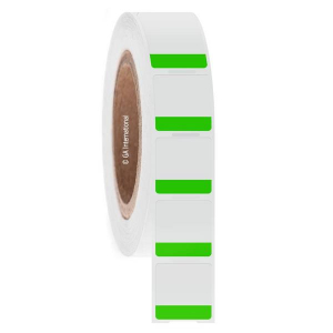 LabTAG CST-29NPNOT0.25C3-1GA Cryo-StrawTAG - Cryogenic Labels for the Identification of IVF Straws 1 x 1", Green Apple+Transparent 3 Inch Core