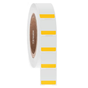 LabTAG CST-29NPNOT0.25C3-1YE Cryo-StrawTAG - Cryogenic Labels for the Identification of IVF Straws 1" x 1", Yellow + Transparent 3 Inch Core