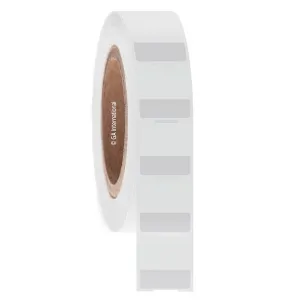 LabTAG CST-29NPNOT0.5C3-1WH Cryo-StrawTAG - Cryogenic Labels for the Identification of IVF Straws 1" x 1", White + Transparent, 3" Core