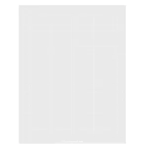 LabTAG DFLT-62 Transparent Permanent Cryo-LazrTAG - Cryogenic & Autoclave Resistant Laser Labels (US Letter Size) 1.625" x 0.6", Transparent