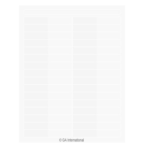 LabTAG DFLT-77 Transparent Permanent Cryo-LazrTAG - Cryogenic & Autoclave Resistant Laser Labels (US Letter Size) 4" x 0.625", Transparent