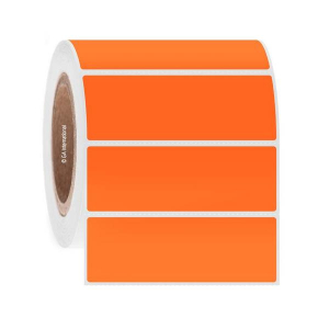 LabTAG DFPC-129C3-2OR Cryo-DirectTAG - Cryogenic Labels for Direct Thermal Barcode Printers 4" x 1.375", Orange 3 Inch Core