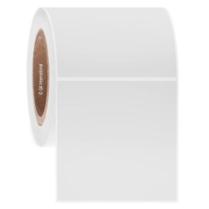 LabTAG DT-122C3-1WH Paper Labels for Direct Thermal Printers 4" x 4" / 101.6mm x 101.6mm, White, 3" Core