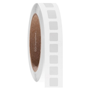 LabTAG DT-204C3-5WH Paper Labels for Direct Thermal Printers 0.47" x 0.47" / 11.9mm x 11.9mm, White, 3" Core