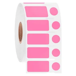 LabTAG DTU-183NOTC1-1PI CryoSTUCK - Direct Thermal Cryo Labels for Frozen Vials and Surfaces 1" x 0.5" + 0.375", Pink 1 Inch Core