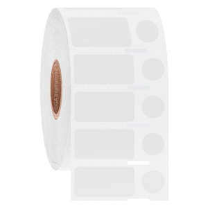 LabTAG DTU-183NOTC1-1WH CryoSTUCK - Direct Thermal Cryo Labels for Frozen Vials and Surfaces 1" x 0.5" + 0.375", White 1 Inch Core