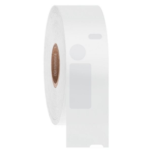 LabTAG EC1F-072WH Cryo-DTermo - DYMO-Compatible Cryogenic Labels 0.5" x 1.04" + 0.375" / 12.7mm x 25mm + 9.5mm, White, 1" Core