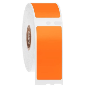 LabTAG EF1F-010OR Cryo-DTermo - DYMO-Compatible Cryogenic Labels 1" x 2.125" / 25.4mm x 54mm, Orange, 1" Core