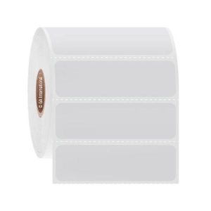 LabTAG FIJA-68C1-2WH Deep-Freeze Labels for Inkjet Printers 2.5" x 0.75" / 63.5mm x 19.1mm, White, 1" Core